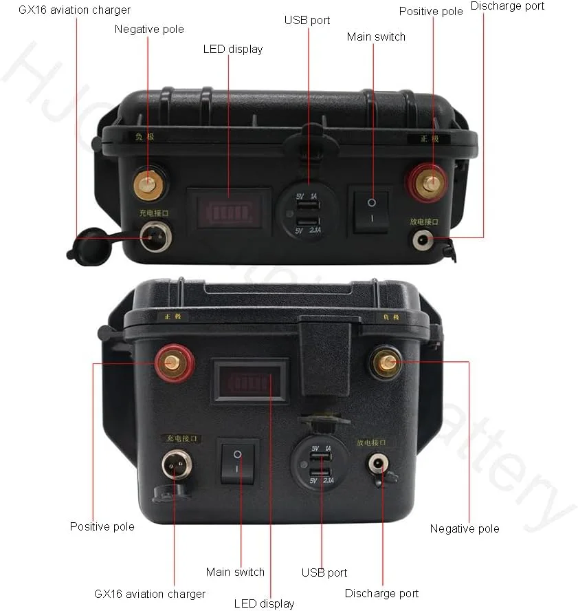 باتری لیتیومی 24 ولت برای موتورهای قایق، قایق ماهیگیری و پیشرانه دریایی - 60Ah، 80Ah، 100Ah، 150Ah، 200Ah