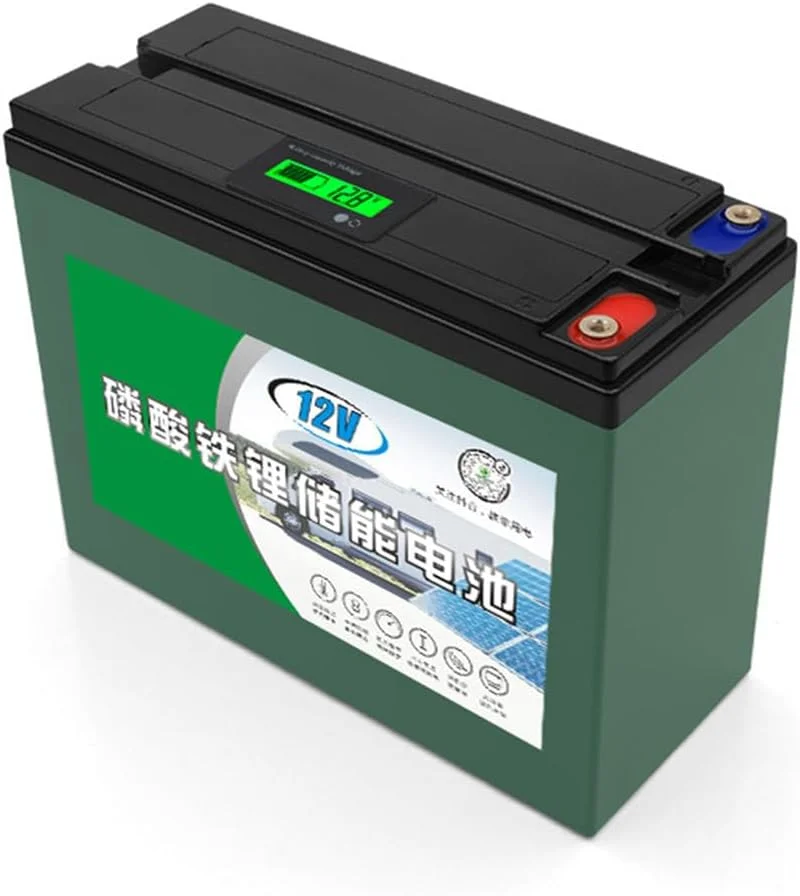 باتری لیتیوم آهن فسفات 12 ولت 30 آمپر ساعت با BMS 30A داخلی، باتری قابل شارژ فسفات آهن لیتیوم برای RV، تجهیزات کمپینگ، موتور ترولینگ، خورشیدی