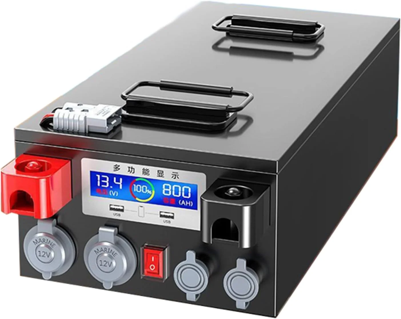 باتری لیتیوم آهن فسفات 12 ولت با ظرفیت بالا برای فضای باز، RV و ذخیره انرژی موبایل 150Ah 180Ah 200Ah 250Ah 300Ah