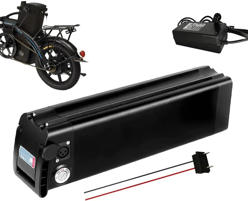 باطری لیتیوم-یونی دوچرخه برقی 36 ولت 10 آمپر ساعت، 12.5 آمپر ساعت، 15 آمپر ساعت، 18 آمپر ساعت، 20 آمپر ساعت و 48 ولت 10 آمپر ساعت، 12.5 آمپر ساعت، 15 آمپر ساعت، 17.5 آمپر ساعت، 20 آمپر ساعت تاشو برقی با برد محافظ BMS و شارژر