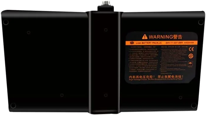 بسته باتری لیتیوم یونی 54 ولت 4.4 آمپر ساعت قابل شارژ جایگزین 4400 میلی آمپر ساعت با/بدون ارتباط برای کیت تبدیل موتور اسکوتر برقی