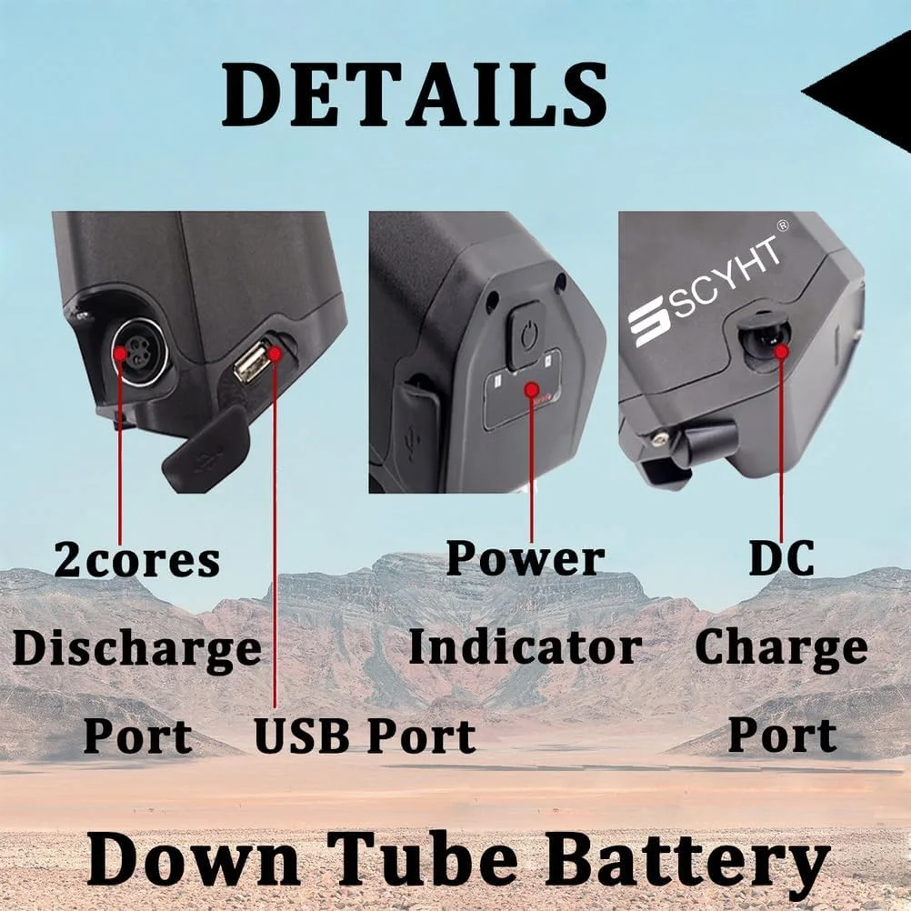 باطری جایگزین لیتیومی 48 ولت 13 آمپر ساعت، 10.4 آمپر ساعت، باطری های لوله پایین 36 ولت، باطری های لیتیومی 17.5 آمپر ساعت 21 آمپر ساعت به همراه شارژر و پورت 2 هسته ای برای موتور 250 وات - 850 وات، 48v17.5ah xt60 باطری جایگزین لیتیومی 48 ولت 13 آمپر ساعت، 10.4 آمپر ساعت، باطری های لوله پایین 36 ولت، باطری های لیتیومی 17.5 آمپر ساعت 21 آمپر ساعت به همراه شارژر و پورت 2 هسته ای برای موتور 250 وات - 850 وات، 48v17.5ah xt60