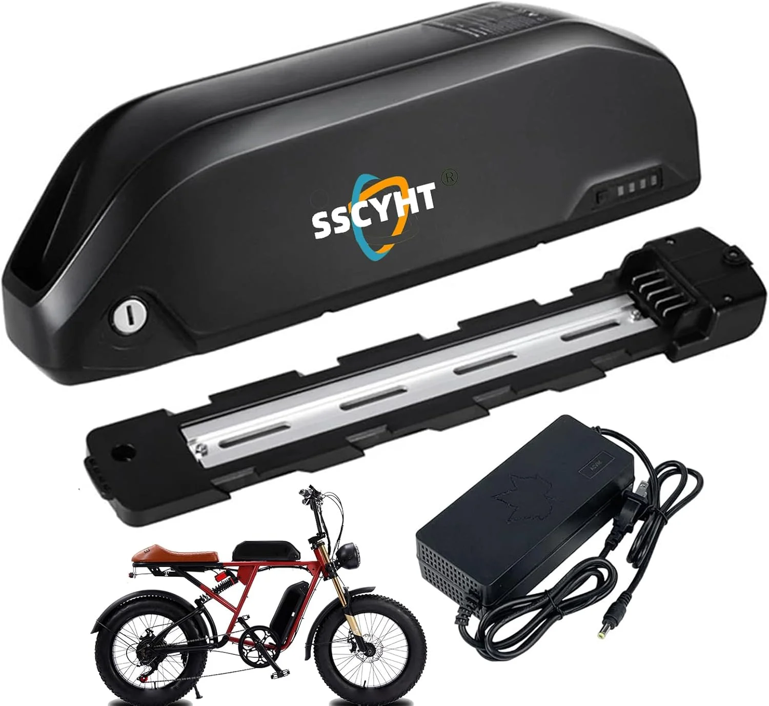 باتری جایگزین دوچرخه برقی 36 ولت 48 ولت 52 ولت 13 آمپر ساعت 17.5 آمپر ساعت 21 آمپر ساعت 24.5 آمپر ساعت لیتیوم یون قابل شارژ برای کیت تبدیل موتور 250 وات 500 وات 750 وات 900 وات