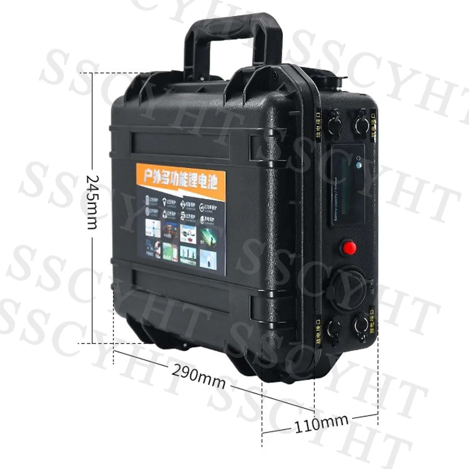 باتری لیتیومی 12 ولت 20، 30، 60، 80 و 100 آمپر ساعتی مناسب برای دستگاه ماهی یاب/نورپردازی زیر آب، باتری پشتیبان باتری لیتیومی 12 ولت 20، 30، 60، 80 و 100 آمپر ساعتی مناسب برای دستگاه ماهی یاب/نورپردازی زیر آب، باتری پشتیبان