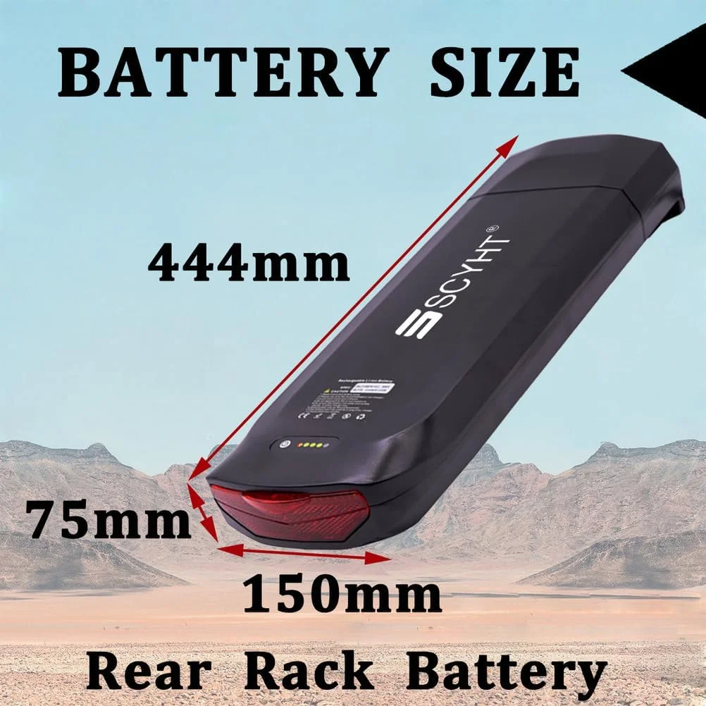 باطری جایگزین لیتیومی 36 ولت 10 آمپر ساعت، 17.5 آمپر ساعت، 16 آمپر ساعت، باطری لیتیوم-یون 48 ولت 14 آمپر ساعت، 8 آمپر ساعت، باطری های قفسه عقب 48 ولت به همراه شارژر و چراغ عقب برای موتورهای 250 وات - 700 وات باطری جایگزین لیتیومی 36 ولت 10 آمپر ساعت، 17.5 آمپر ساعت، 16 آمپر ساعت، باطری لیتیوم-یون 48 ولت 14 آمپر ساعت، 8 آمپر ساعت، باطری های قفسه عقب 48 ولت به همراه شارژر و چراغ عقب برای موتورهای 250 وات - 700 وات