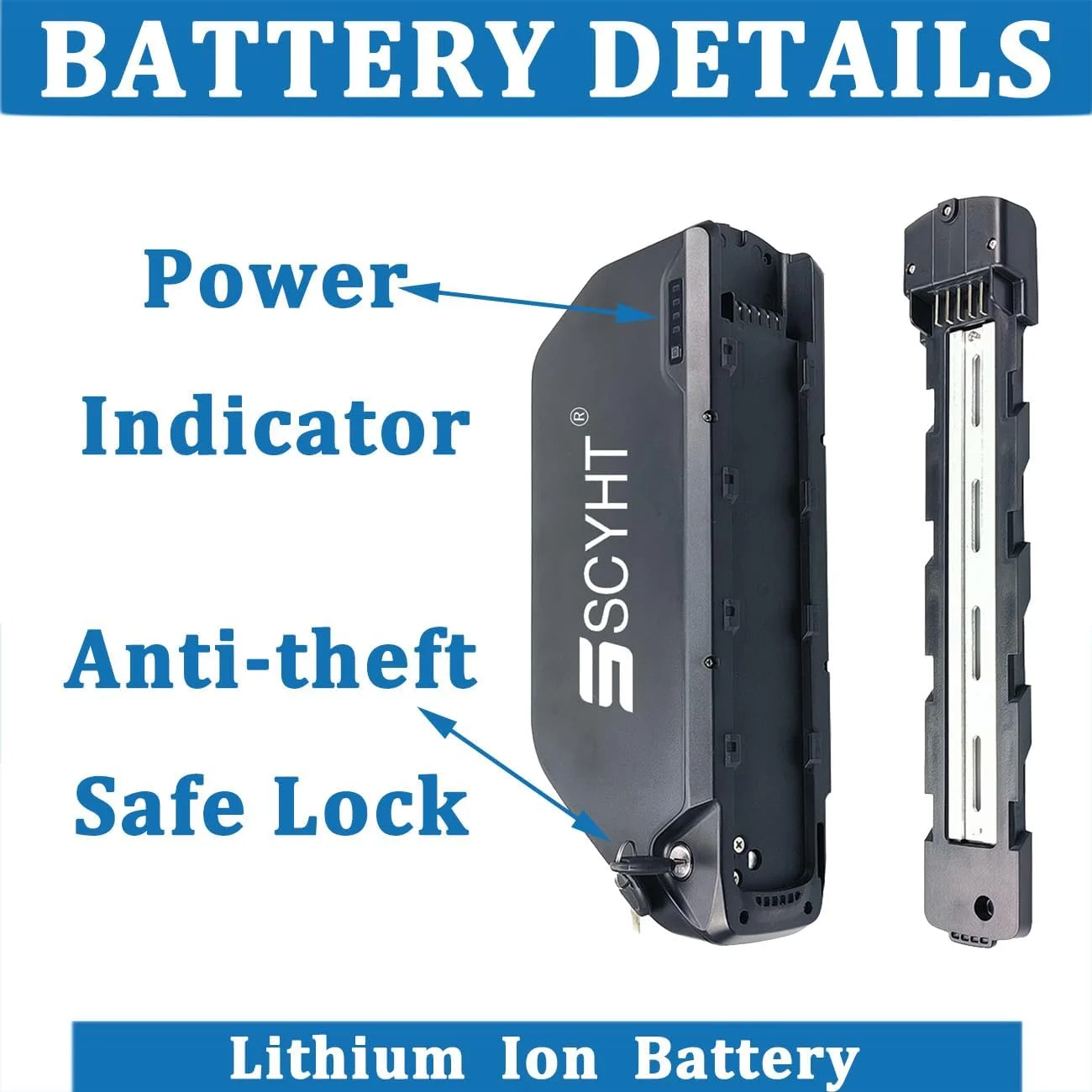 باتری لیتیومی قابل شارژ 36 ولت 19.2 آمپر ساعت 22.5 آمپر ساعت 24 آمپر ساعت، باتری های جایگزین 36 ولت برای موتورهای 250 وات تا 1300 وات به همراه شارژر و پورت 5 پین، 36 ولت 19.2 آمپر ساعت اندرسون باتری لیتیومی قابل شارژ 36 ولت 19.2 آمپر ساعت 22.5 آمپر ساعت 24 آمپر ساعت، باتری های جایگزین 36 ولت برای موتورهای 250 وات تا 1300 وات به همراه شارژر و پورت 5 پین، 36 ولت 19.2 آمپر ساعت اندرسون