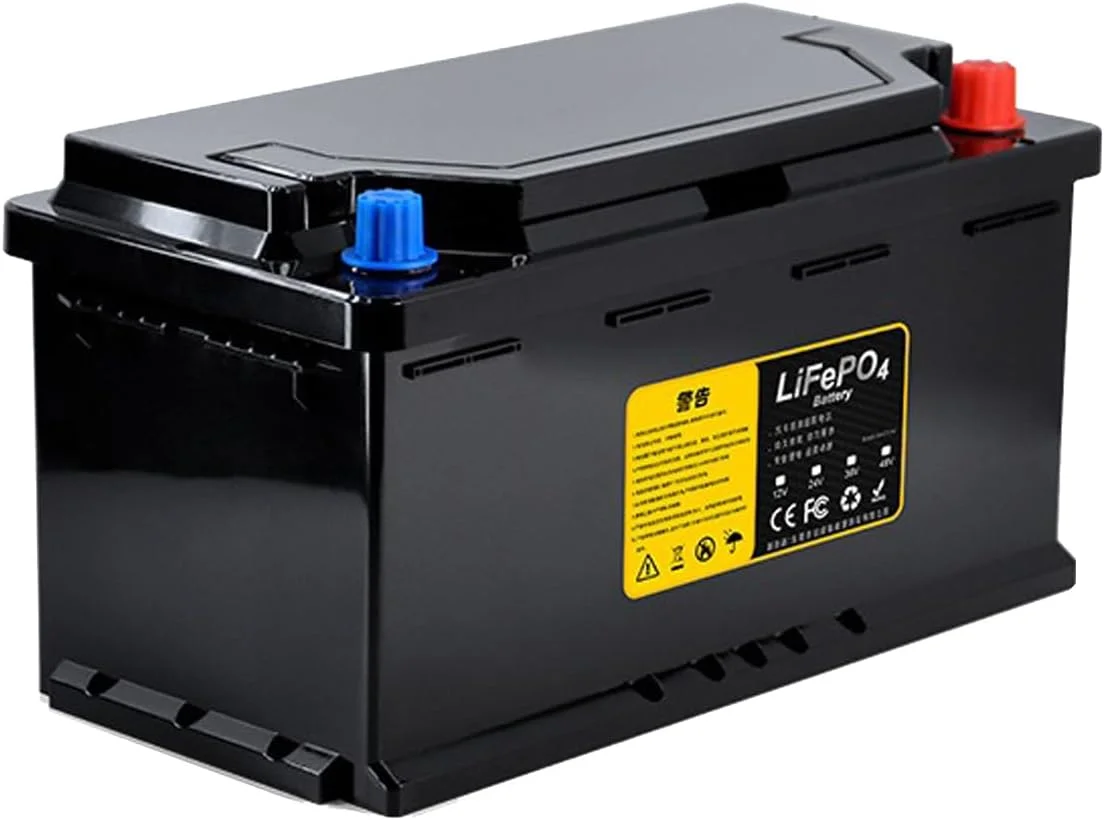 باتری لیتیومی استارت خودرو 12.8 ولت، باتری لیتیوم آهن فسفات 12 ولت 50 آمپر ساعت 100 آمپر ساعت LiFePO4، بسته باتری برای خودروها/موتور سه چرخه، جایگزین باتری های اسیدی