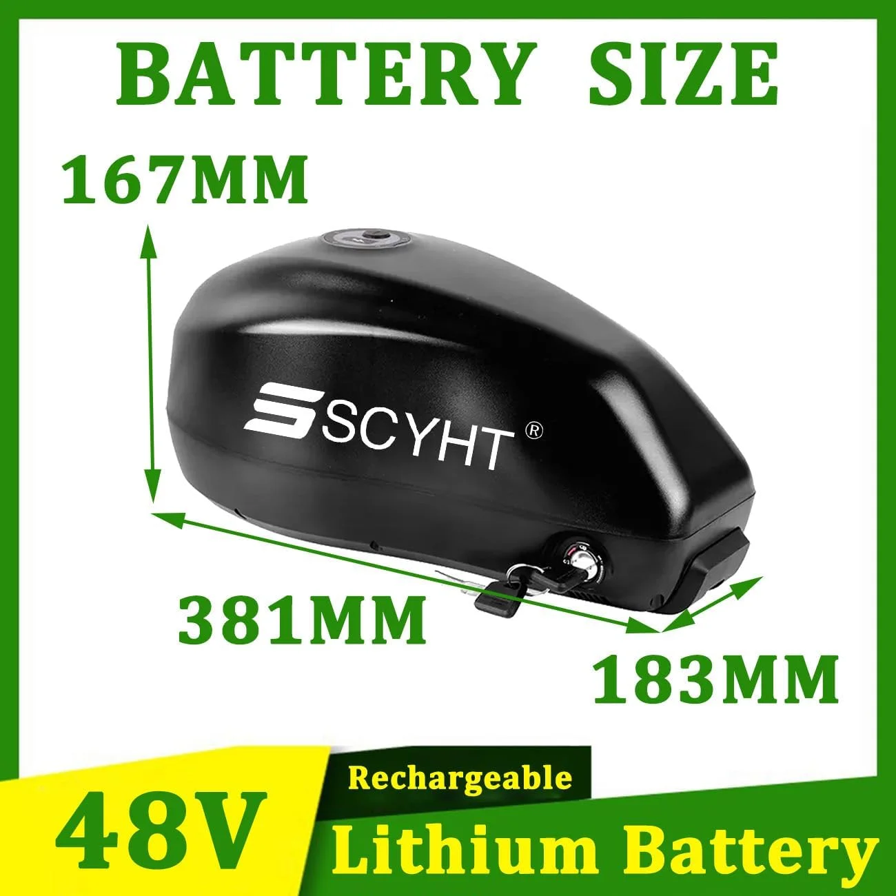 باطری لیتیومی 48 ولت 30 آمپر ساعت 25 آمپر ساعت 35 آمپر ساعت باطری قابل شارژ 20 آمپر ساعت باطری های لیتیوم یون 48 ولت باطری های قابل جابجایی با شارژر و پورت 6 هسته ای برای کیت موتور 500 وات - 1700 وات