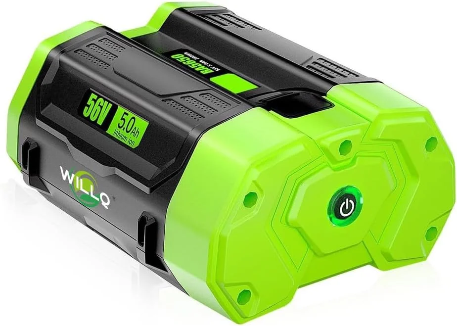 باتری جایگزین 56 ولت 4 آمپر ساعت 5 آمپر ساعت لیتیوم یون با نشانگر LED برای ابزار پشتیبان برقی، 54v5ah