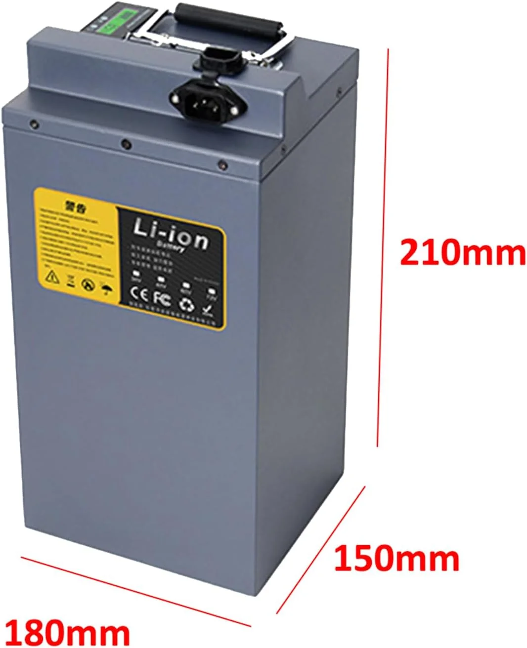 بسته باتری لیتیوم یون دوچرخه برقی 48 ولت 15 آمپر ساعت 20 آمپر ساعت 25 آمپر ساعت برای موتور سیکلت سه چرخه برقی 500 وات 750 وات 1000 وات 1200 وات، 48v15ah