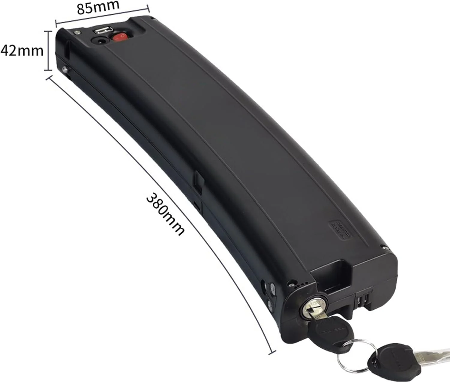 باطری اسکوتر 36 ولت 10.5 آمپر ساعت 9.6 آمپر ساعت 9 آمپر ساعت 7.8 آمپر ساعت، بسته باتری لیتیوم یونی جایگزین مخفی با شکل منحنی برای موتور دوچرخه تاشو 378 وات، 36 ولت 9.6 آمپر ساعت