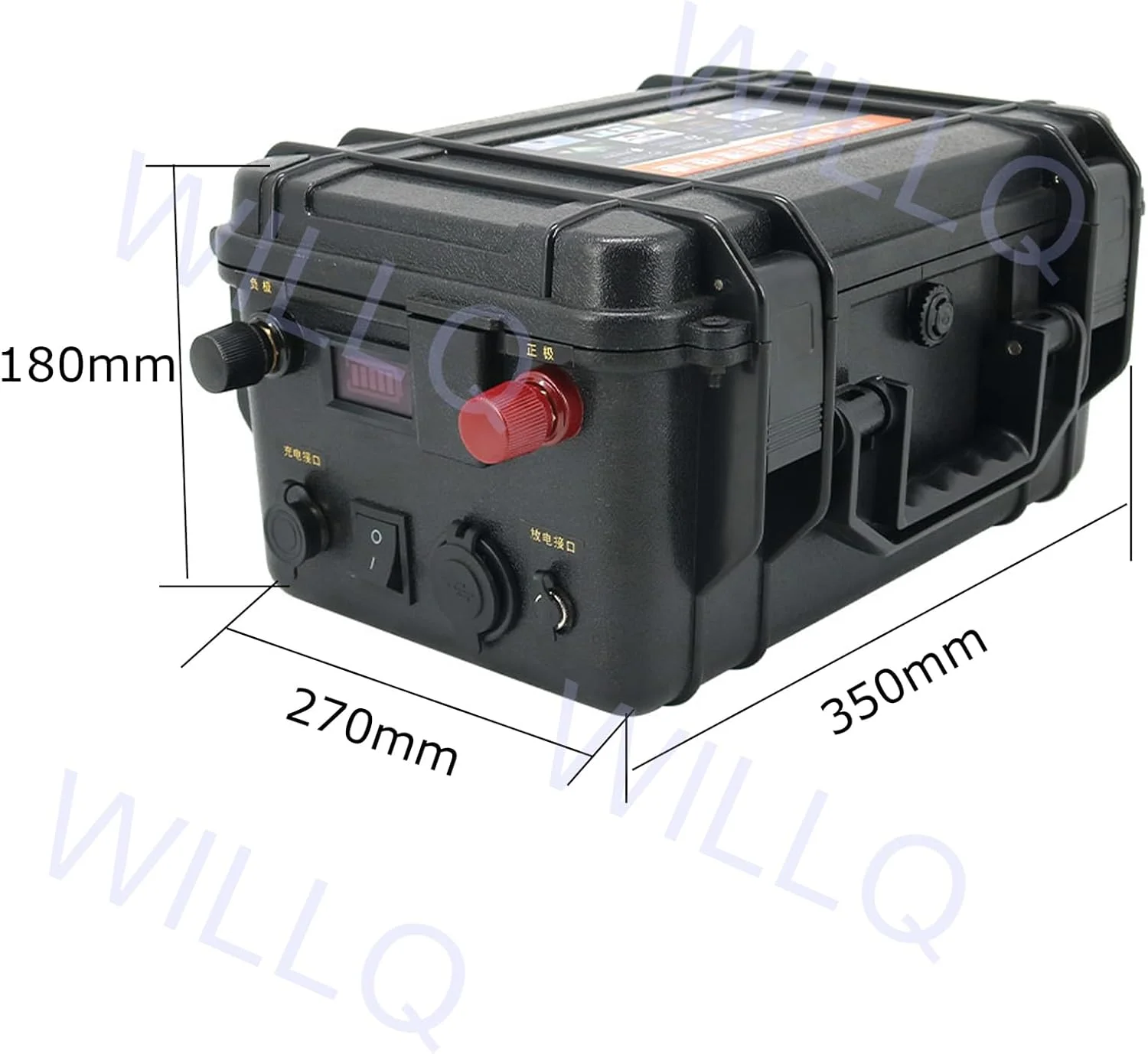 بسته باتری لیتیوم آهن فسفات 24 ولت 12 ولت LiFePO4 با ظرفیت 60Ah-200Ah دارای BMS داخلی برای موتور قایق برقی، قایق ماهیگیری، پروانه، باتری محرک دریایی، 24v60ah+5a