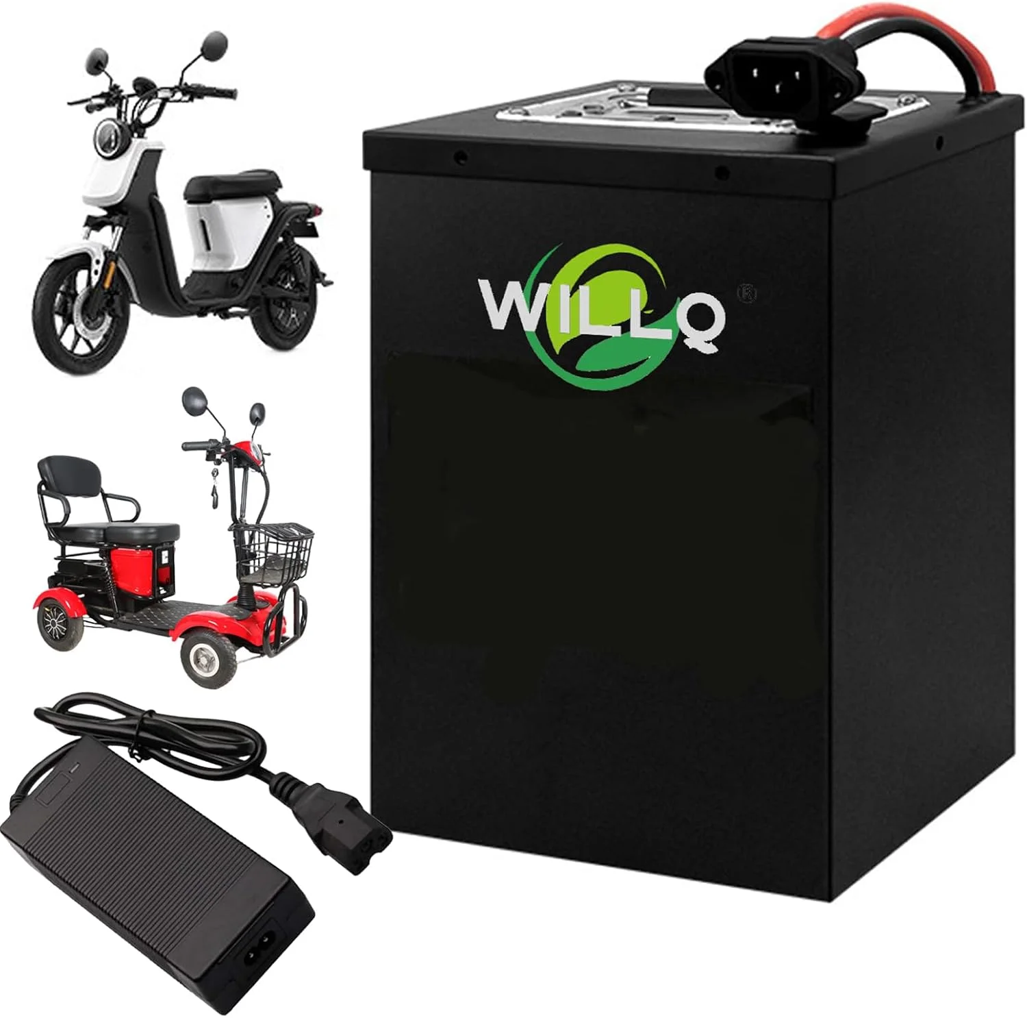 باطری موتورسیکلت 72 ولت 60 ولت 48 ولت 16 آمپر ساعت 18 آمپر ساعت 20 آمپر ساعت 25 آمپر ساعت 30 آمپر ساعت 45 آمپر ساعت 50 آمپر ساعت لیتیوم آهن فسفات با BMS برای موتور گازی سه چرخه باطری پشتیبان