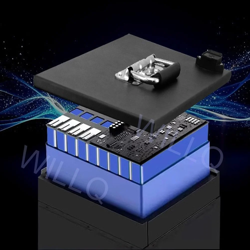 باطری موتور سیکلت لیتیومی 72 ولت با ظرفیت 20، 30، 40، 50، 60 و 80 آمپر ساعت مناسب برای موتورهای برقی 500 تا 5000 وات، سه چرخه و کیت موتور با سیستم مدیریت باطری (BMS)