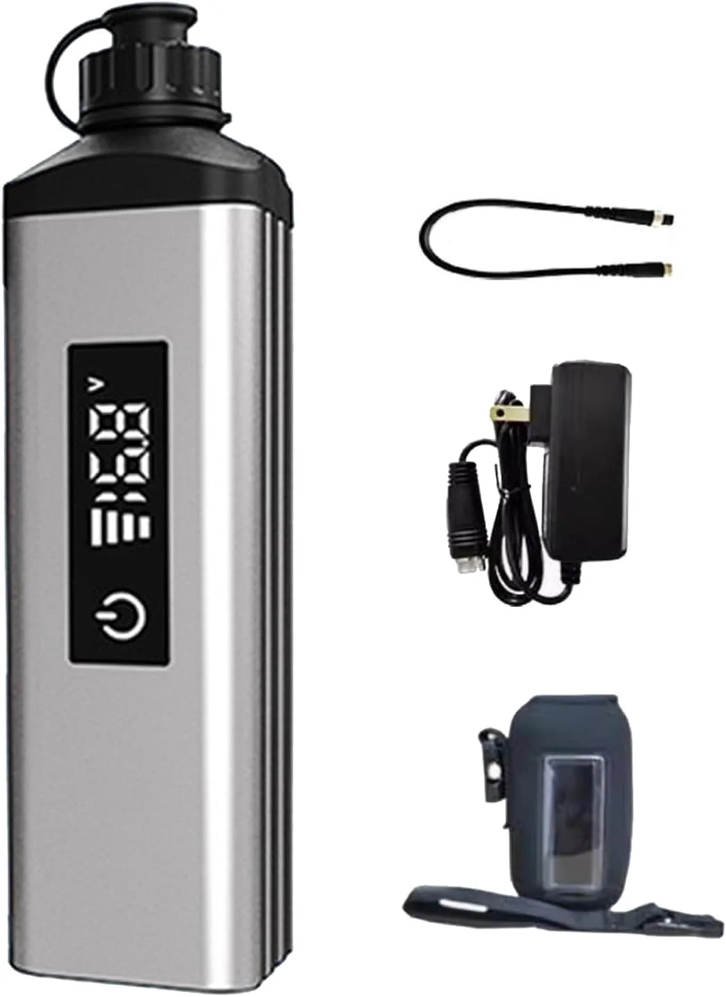 بسته باتری لیتیوم یونی 14.8 ولت 3.5 آمپر ساعت، 5 آمپر ساعت، 7 آمپر ساعت، 10 آمپر ساعت به همراه شارژر، غلاف و نمایشگر دیجیتال مناسب برای قرقره ماهیگیری برقی