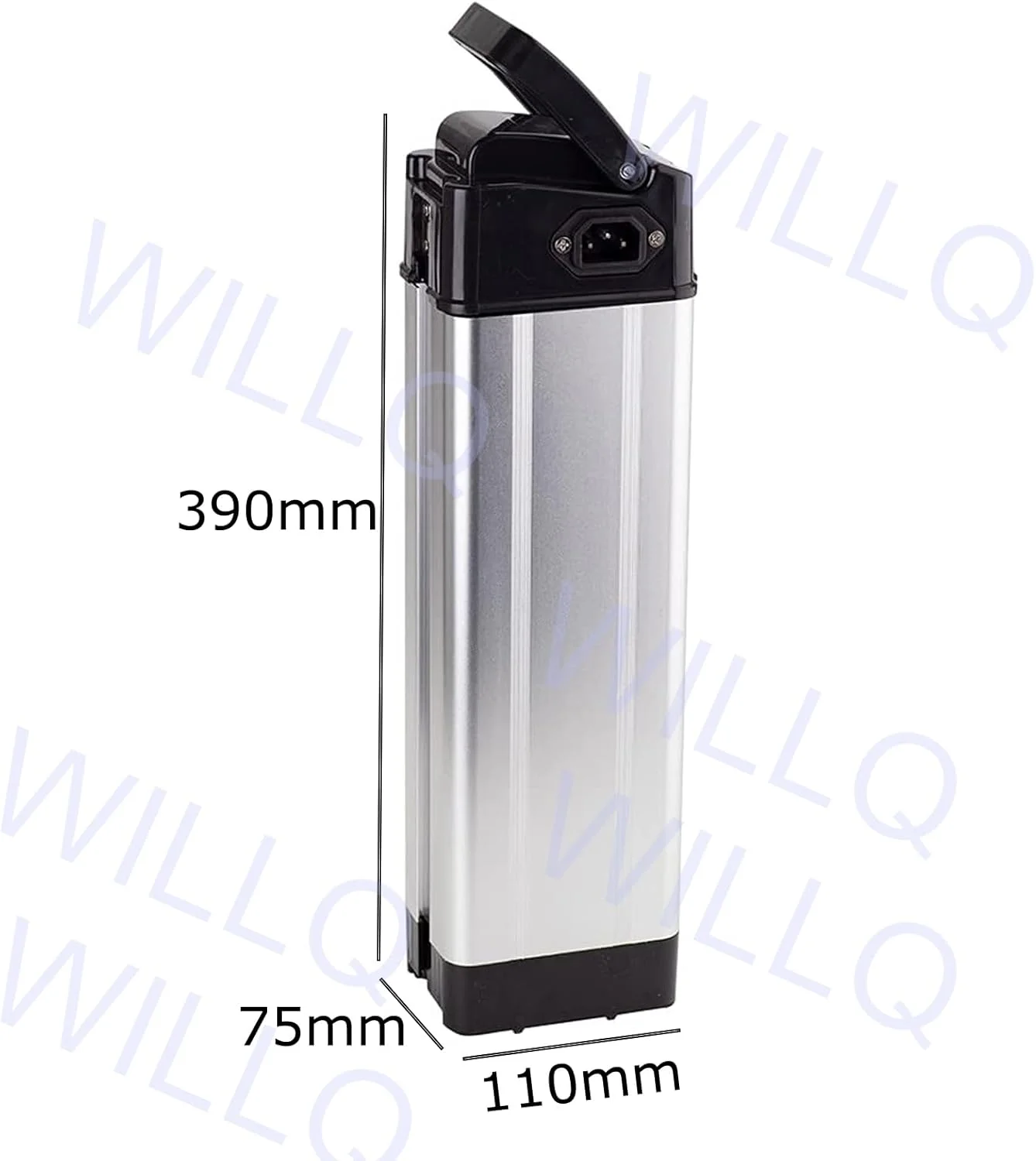 بسته باتری لیتیومی 24 ولت 20 آمپر ساعت 25 آمپر ساعت برای دوچرخه برقی مناسب موتورهای 100، 250، 350، 500 و 600 وات اسکوتر تاشو با پورت تخلیه رو به بالا، 24v25ah