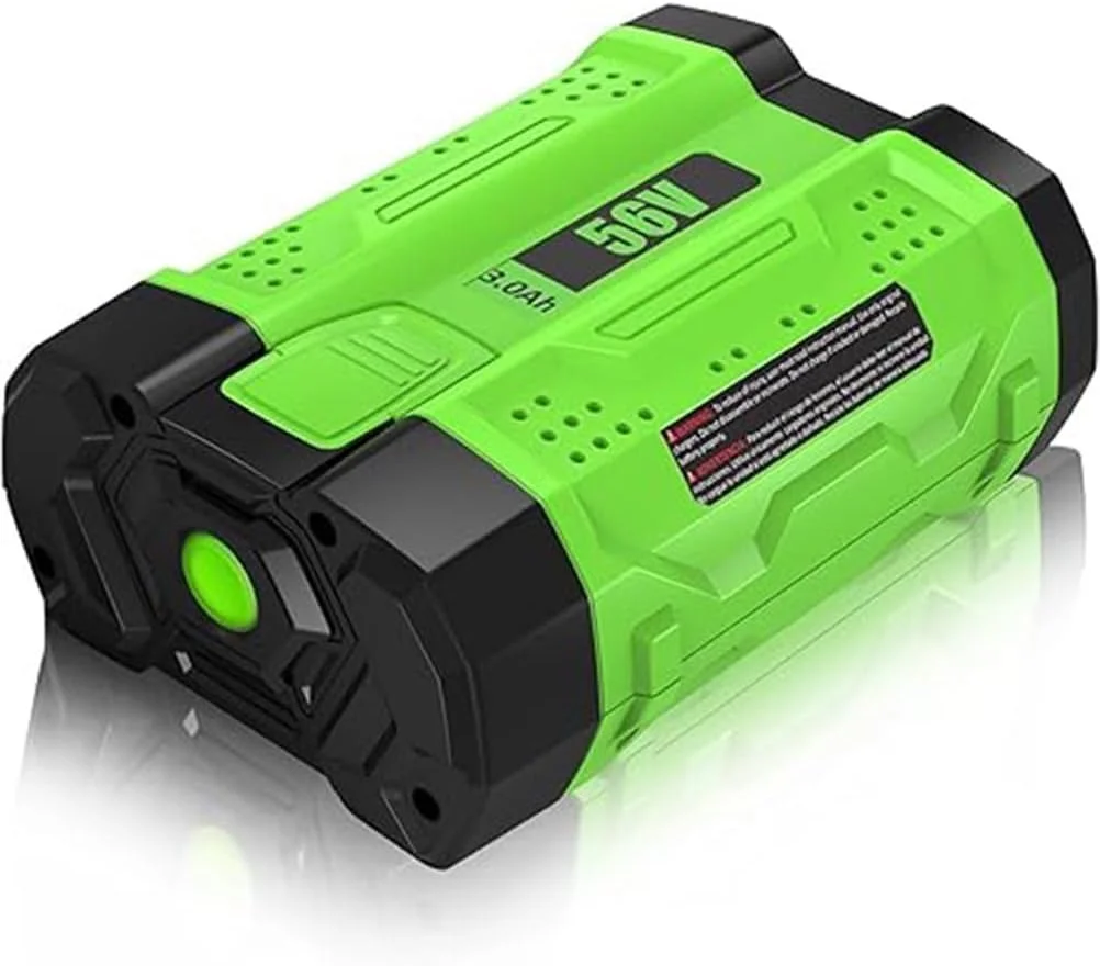 باتری لیتیوم یونی 56 ولت 2.5 آمپر ساعت 3 آمپر ساعت 4 آمپر ساعت 5 آمپر ساعت 6 آمپر ساعت 7.5 آمپر ساعت 9 آمپر ساعت جایگزین برای ماشین چمن زنی/دمنده برگ/اره زنجیری ابزار باتری یدکی