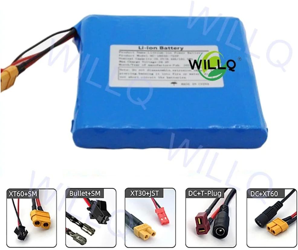 باتری اسکوتر برقی 25.2 ولت 4 آمپر ساعت 5 آمپر ساعت 6 آمپر ساعت، باتری های لیتیوم یونی جایگزین 24 ولت 4000 میلی آمپر ساعت 5000 میلی آمپر ساعت 6000 میلی آمپر ساعت، قطعه یدکی برد ماهی کوچک