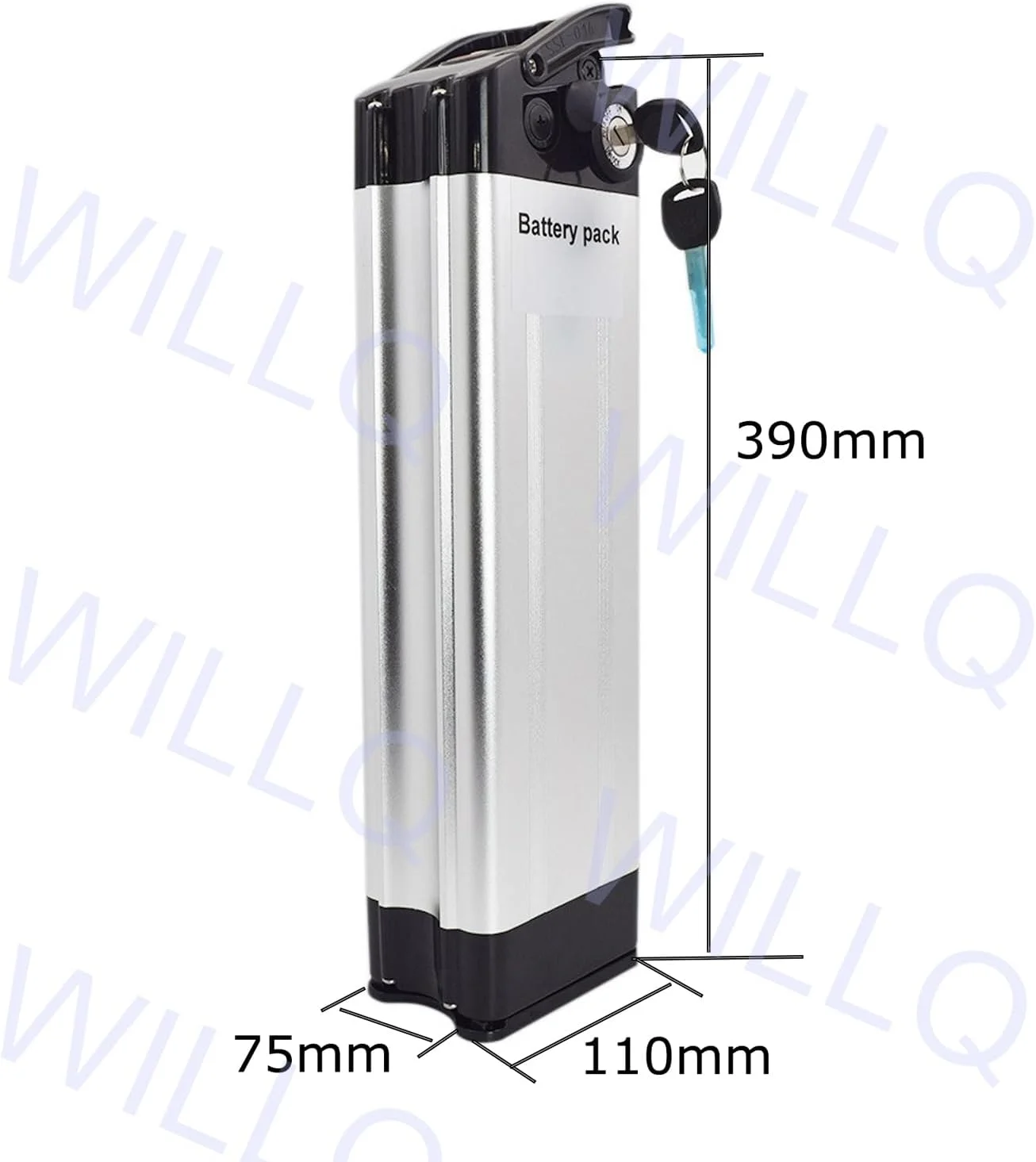 بسته باتری لیتیوم یونی دوچرخه برقی 24 ولت 8، 10، 13 و 15 آمپر ساعت برای کیت موتور دوچرخه تاشو برقی 350/200/100/50 وات، 24v15ah