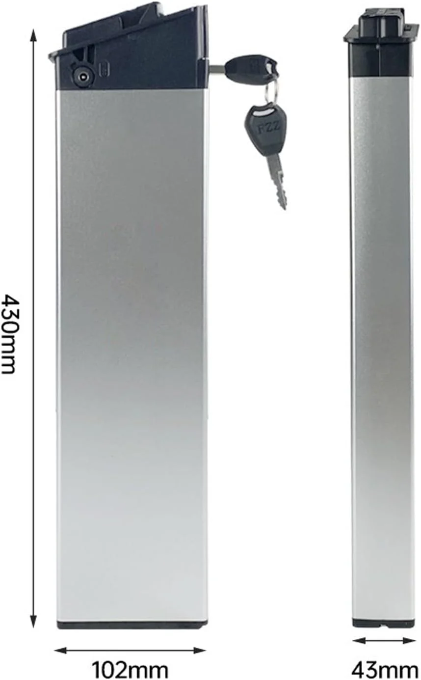 بسته باتری لیتیومی 48 ولت 10.4 آمپر ساعت 14 آمپر ساعت برای دوچرخه برقی، موتور اسکوتر تاشو 250 وات 350 وات 500 وات 650 وات به همراه شارژر، 48 ولت 14 آمپر ساعت
