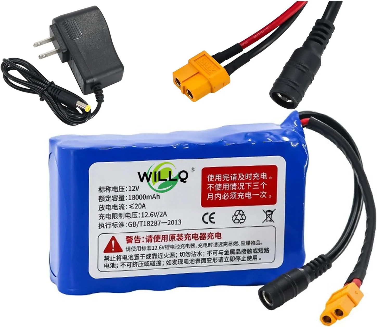 باتری قایق طعمه ماهیگیری 12 ولت 30000mAh 24000mAh 18000mAh باتری لیتیومی قابل شارژ برای قایق طعمه پاشی کنترل از راه دور / ترالر موتوری، 12v18000mah