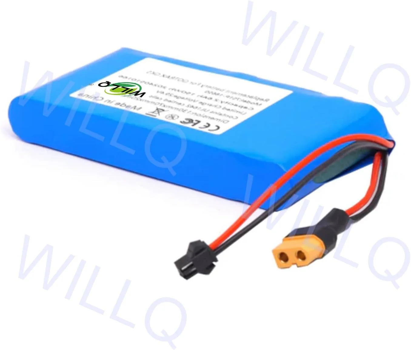 بسته باتری لیتیوم یونی جایگزین 25.2 ولت 2600 میلی آمپر ساعت 24 ولت 2.6 آمپر ساعت برای اسکوتر برقی کودکان با دوشاخه XT30+SM