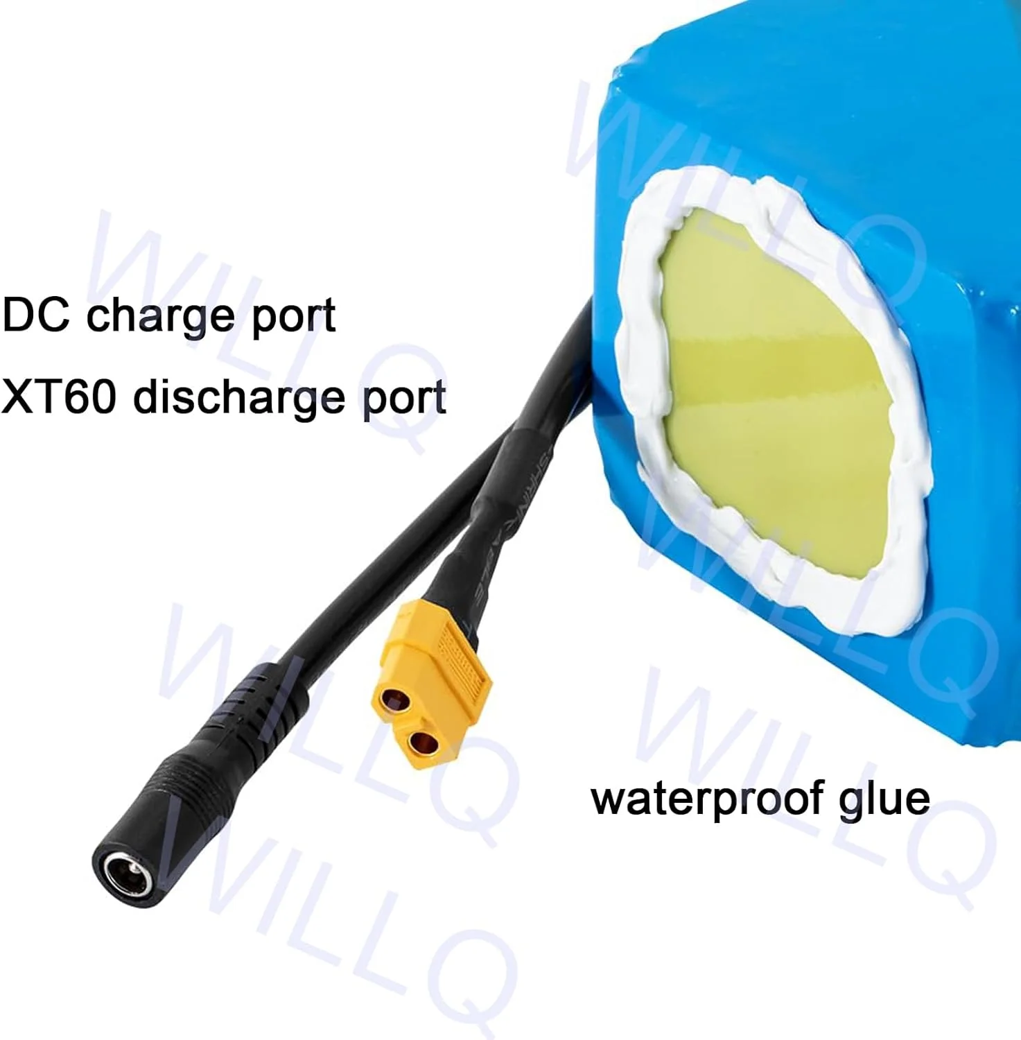 بسته باتری لیتیومی 36 ولت 10.4 آمپر ساعت 10400 میلی آمپر ساعت اسکوتر با شارژر و کانکتور XT60 برای کیت اصلاح شده موتور دوچرخه برقی 0-374 وات