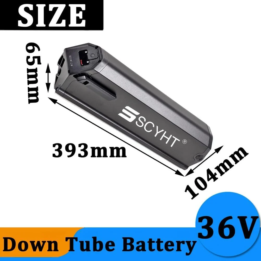 باتری لیتیومی 36 ولت 7.5 آمپر ساعت، باتری قابل شارژ 7.5 آمپر ساعت لیتیوم یون 36 ولت، باتری های لوله پایین 36 ولت برای موتورهای 50 تا 300 وات به همراه شارژر و پورت 2 هسته ای