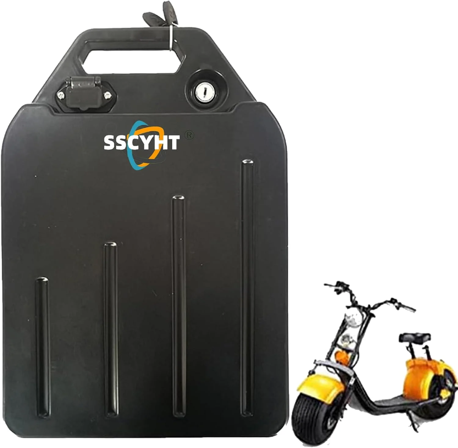 بسته باتری لیتیوم یون 60 ولت 12 آمپر ساعت 15 آمپر ساعت 20 آمپر ساعت 25 آمپر ساعت برای دوچرخه برقی، مناسب موتور سیکلت و دوچرخه برقی دو چرخ، موتور 1500 وات 1000 وات 500 وات، 60v20ah