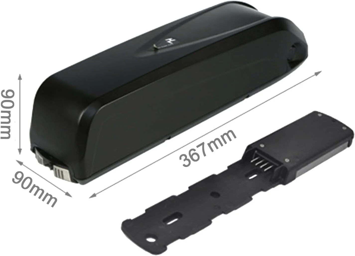 باطری لیتیوم-یونی 48 ولت 8 آمپر ساعت 10 آمپر ساعت دوچرخه برقی، بسته باطری لیتیومی لوله پایین 48 ولت با پایه 4 پین برای کیت موتور دوچرخه کوهستانی 250 وات 350 وات 450 وات 500 وات، 48v8ah