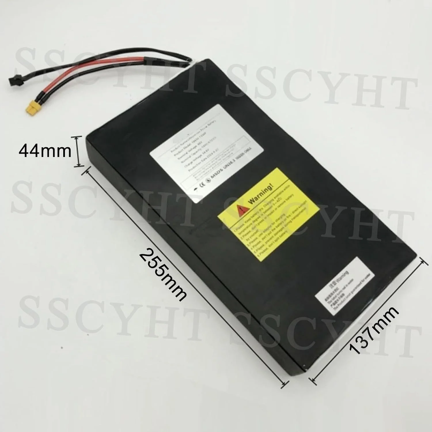 بسته باتری لیتیوم یون 48 ولت 14 آمپر ساعت 14000 میلی آمپر ساعت جایگزین باتری اسکوتر برقی با پورت XT30+SM برای موتور 0-672 وات بسته باتری لیتیوم یون 48 ولت 14 آمپر ساعت 14000 میلی آمپر ساعت جایگزین باتری اسکوتر برقی با پورت XT30+SM برای موتور 0-672 وات