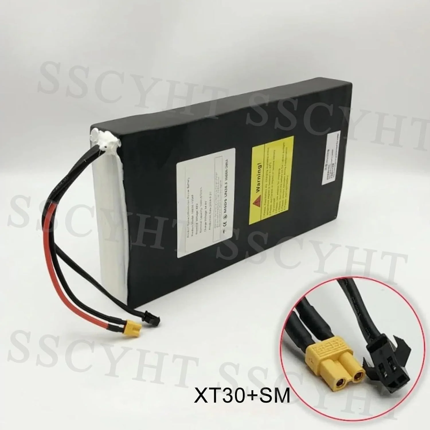 بسته باتری لیتیوم یون 48 ولت 14 آمپر ساعت 14000 میلی آمپر ساعت جایگزین باتری اسکوتر برقی با پورت XT30+SM برای موتور 0-672 وات بسته باتری لیتیوم یون 48 ولت 14 آمپر ساعت 14000 میلی آمپر ساعت جایگزین باتری اسکوتر برقی با پورت XT30+SM برای موتور 0-672 وات