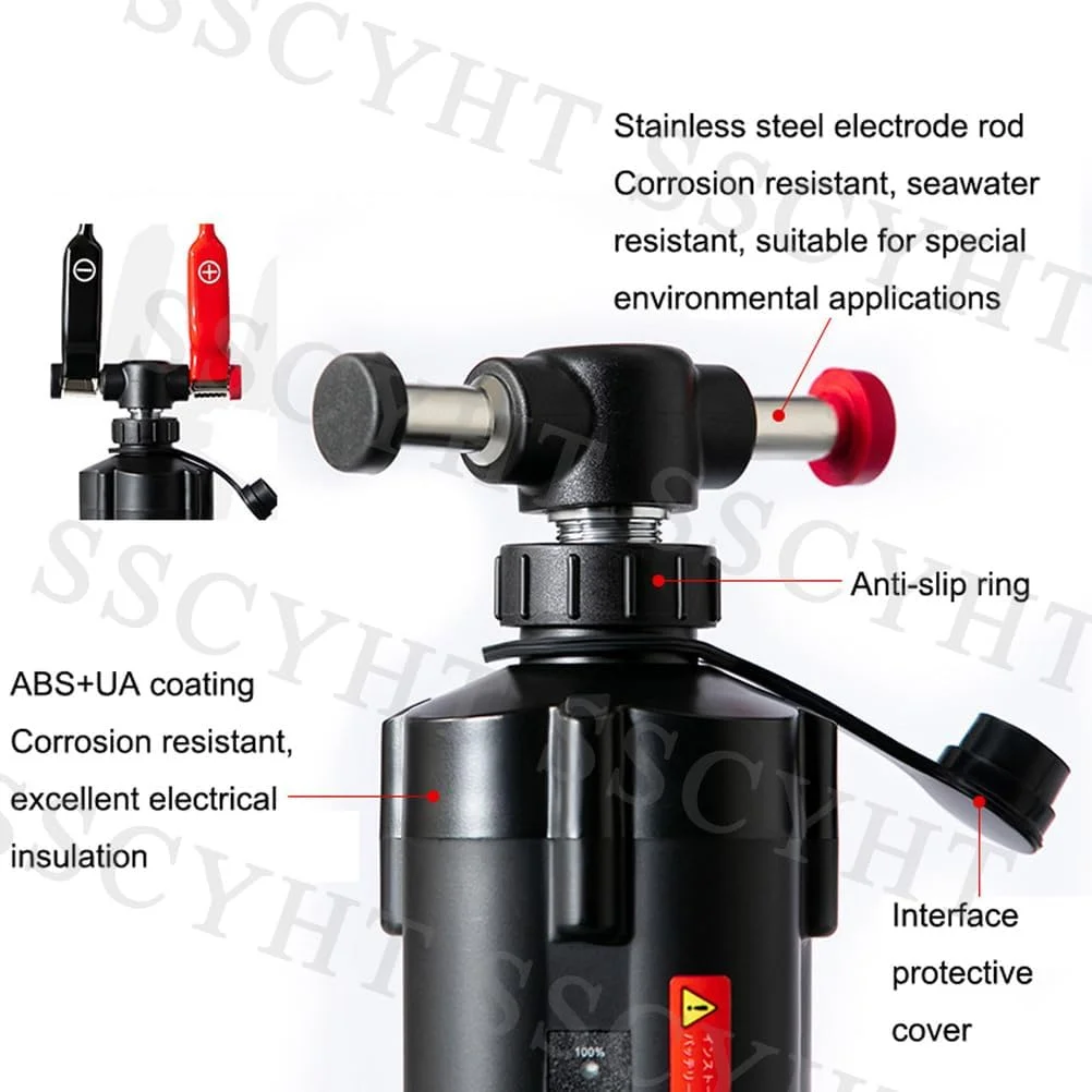 باتری لیتیوم-یونی 14.8 ولت 3500mAh 5000mAh 7000mAh 10000mAh جایگزین باتری چرخ ماهیگیری برقی برای کیت یدکی وینچ برقی با براکت + کابل گیره + پوشش