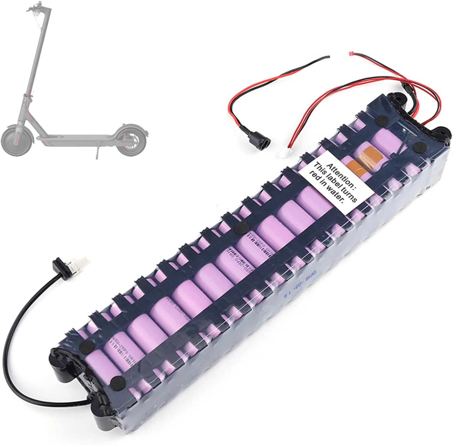 بسته باتری اسکوتر M365، 36 ولت، 5200mAh، 6600mAh، 7800mAh، 9600mAh، 12800mAh، بسته باتری لیتیوم یونی برای لوازم جانبی جایگزین اسکوتر تاشو برقی M365، با برنامه 36v7.8ah