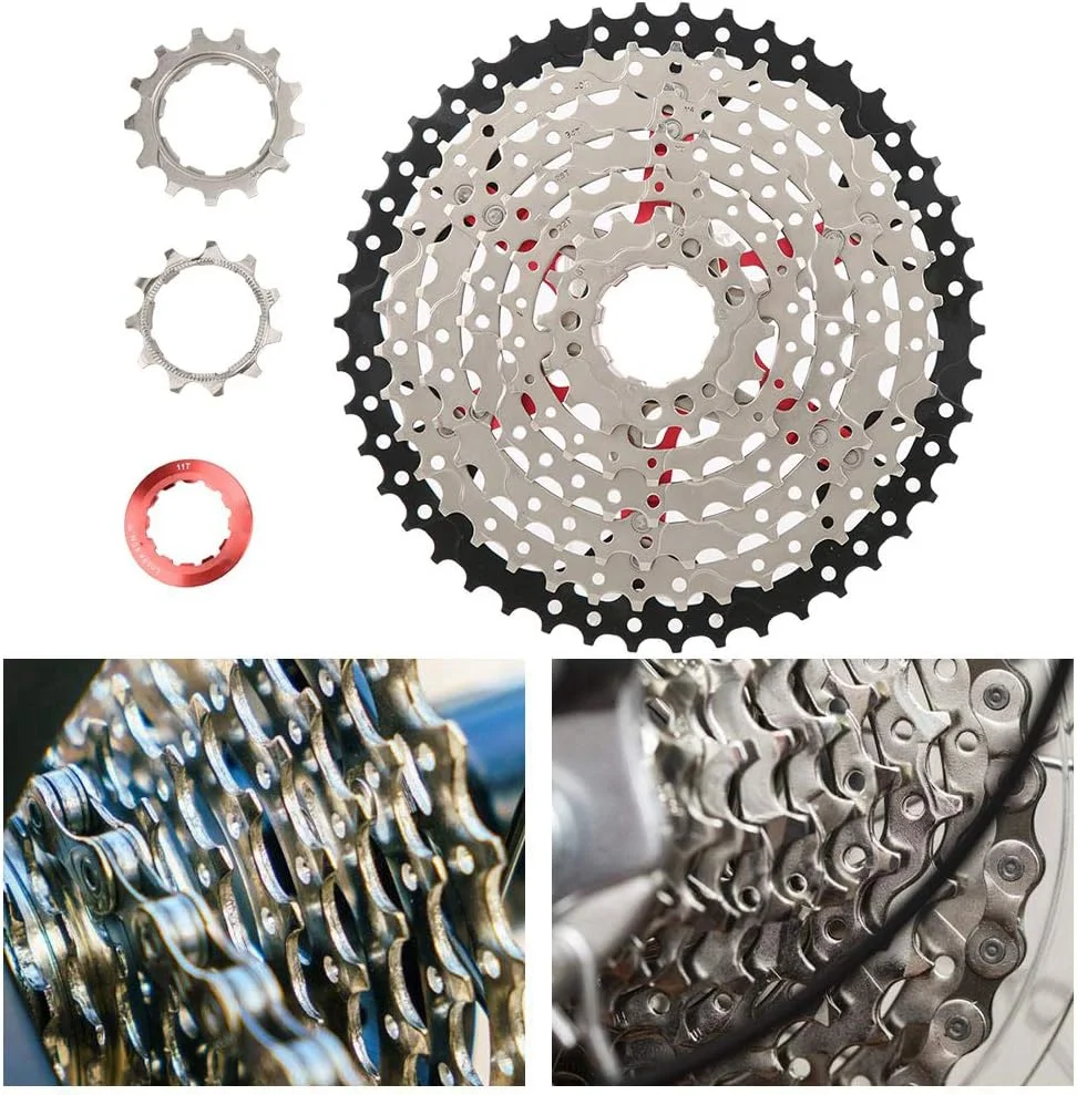 خودرو چرخ آزاد 8 سرعته 46T دوچرخه کوهستان Cryfokt با دنده های بزرگ، ساخته شده از فولاد با مقاومت بالا، برای علاقه مندان به دوچرخه سواری کوهستان