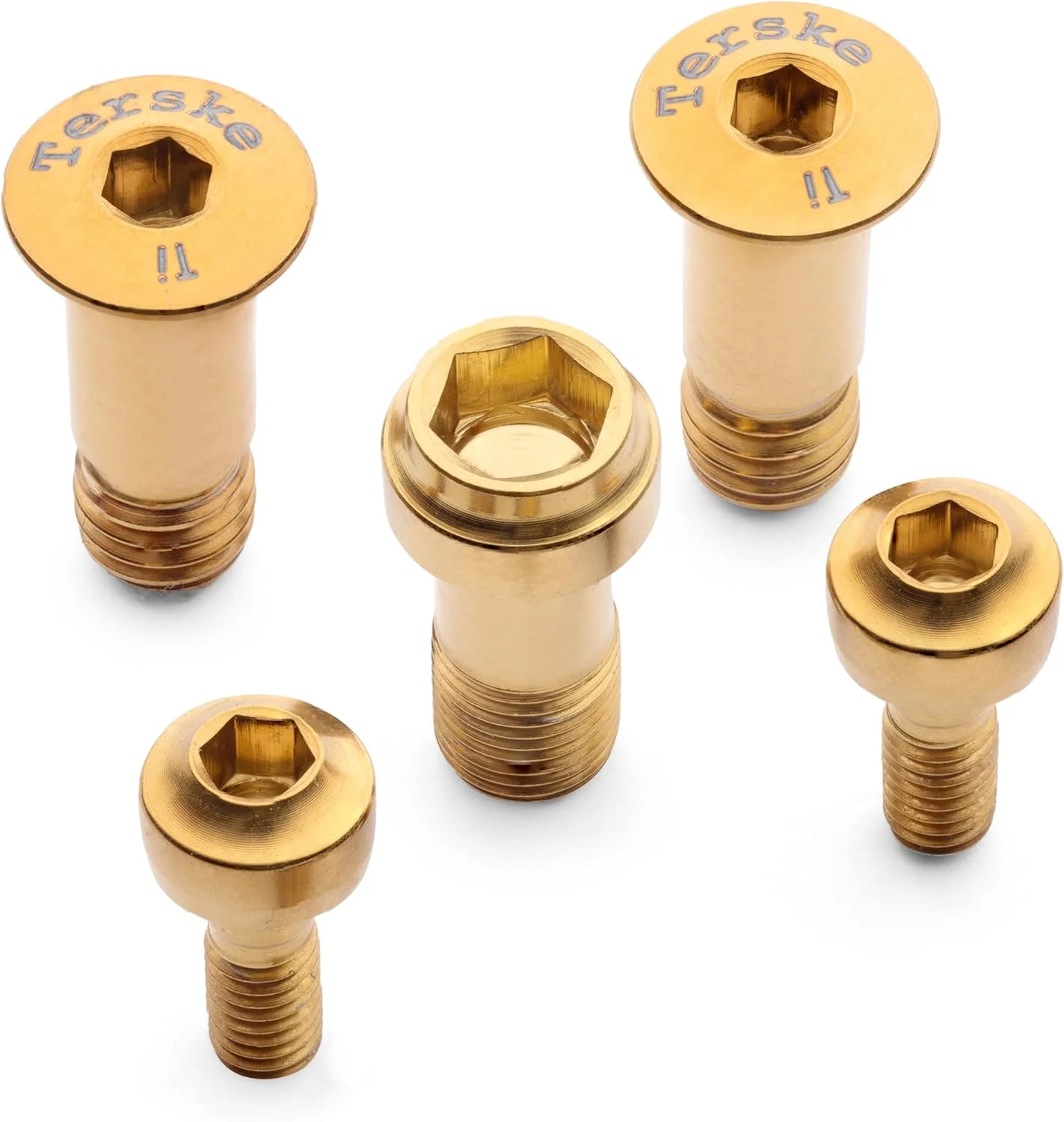 کیت پیچ های تعویض دنده تیتانیومی طلایی مناسب برای شانژمان های SRAM GX