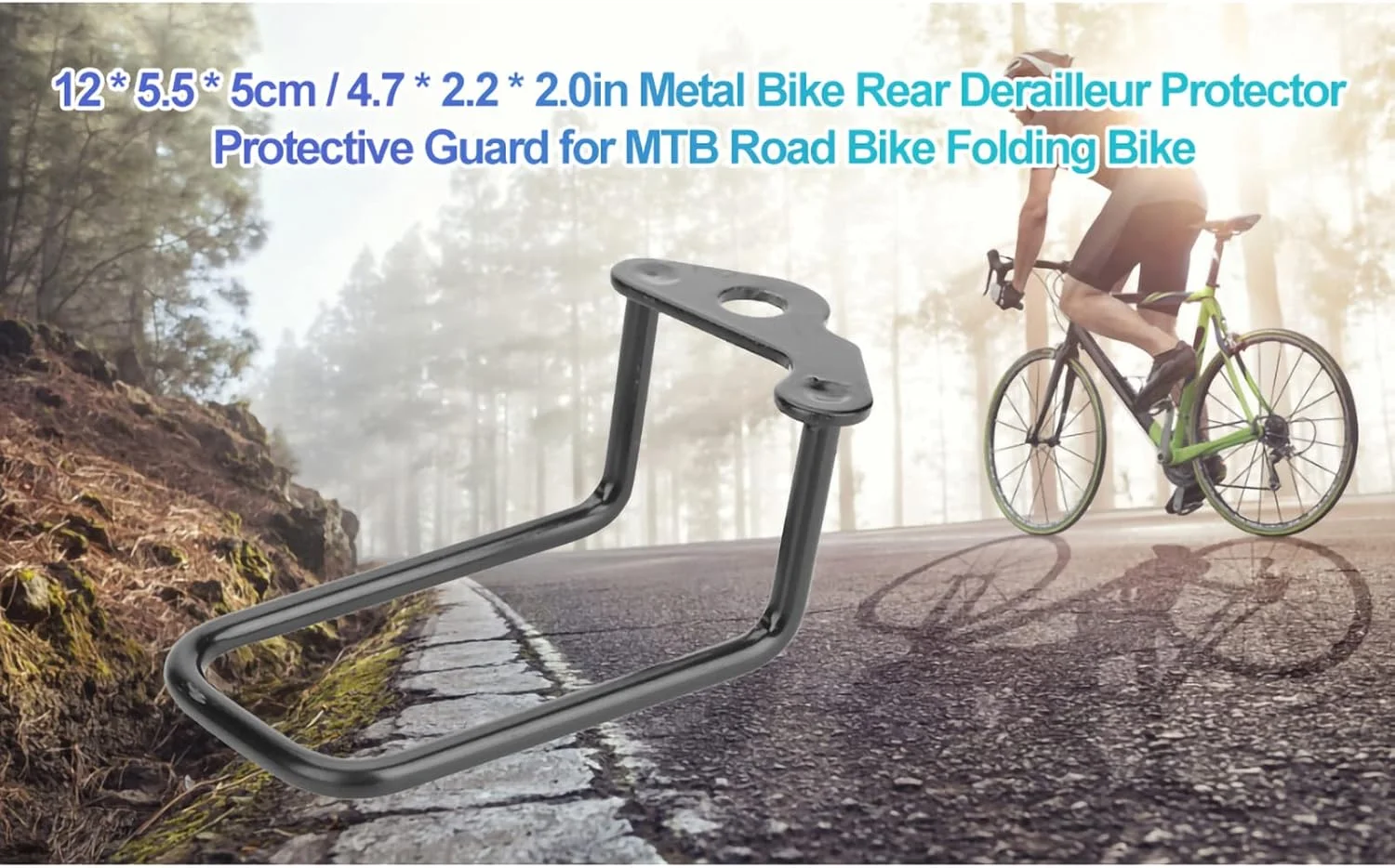 محافظ شانژمان دوچرخه، فولادی، مقاوم در برابر تغییر شکل، سایز جهانی برای دوچرخه ها، جلوگیری از انحراف