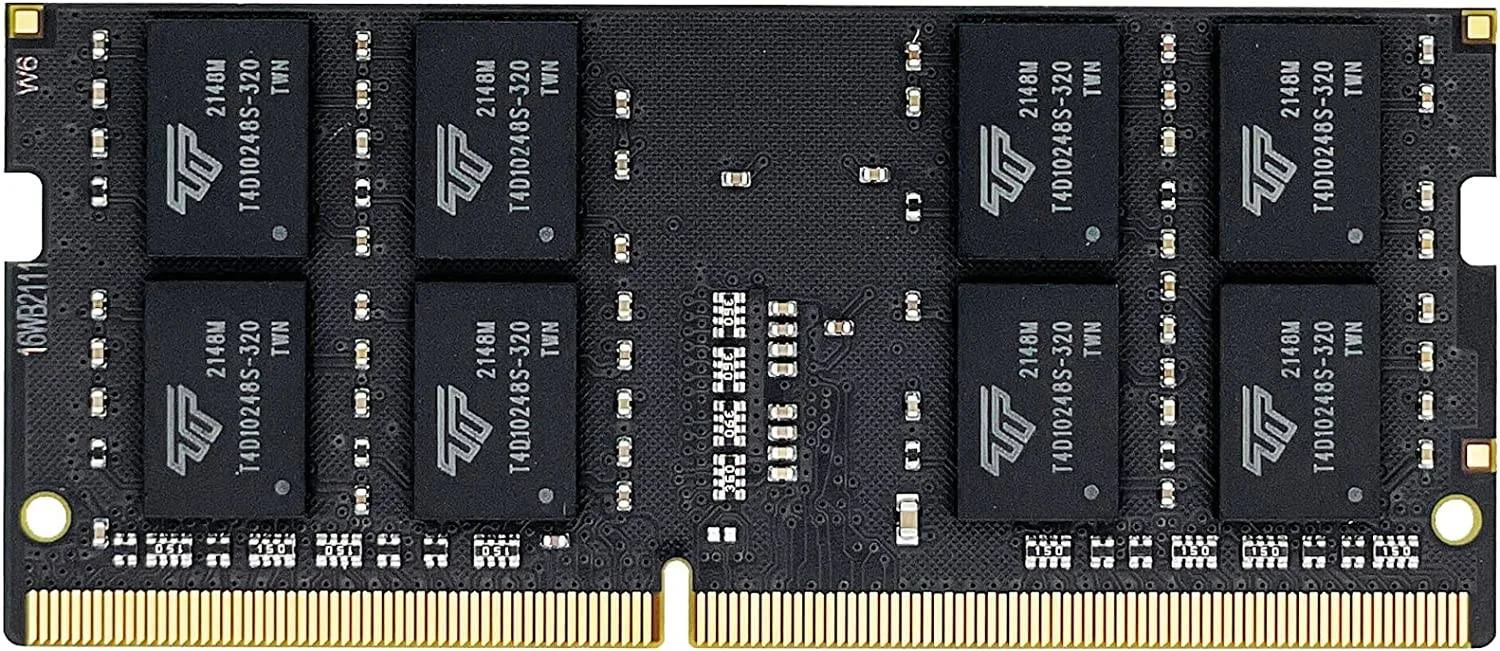 تایمتک 32 گیگابایت (1x32GB) DDR4 PC4-21300 حافظه لپ تاپ، سرعت حافظه 2666 مگاهرتز، تاخیر CL 19-19-19-43، رتبه دوگانه 2Rx8، ولتاژ 1.2، 260 پین، بدون ECC بدون بافر، مشکی | B07YXH7JNY