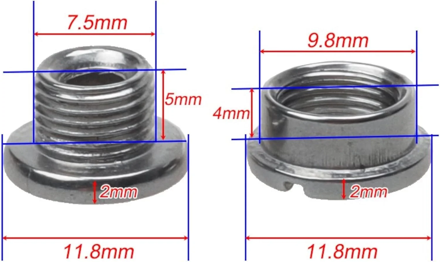 پیچ اتصال آویز شانژمان عقب - بسته 2 عددی