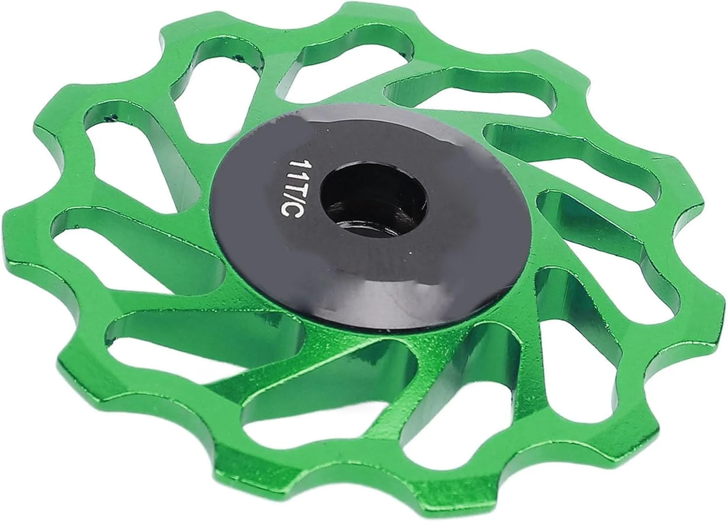 چرخ دنده قرقره شانژمان عقب دوچرخه 11T سرامیکی فاباتر، سبک و مقاوم برای دوچرخه سواری کوهستانی و جاده، قرقره راهنمای دوچرخه سواری آلیاژ آلومینیوم برای شانژمان های 8-11 سرعته