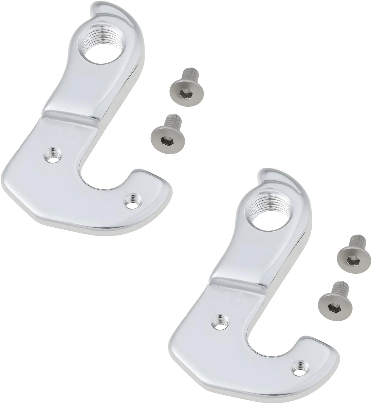 بسته 2 عددی آویز شانژمان ECSiNG 15430044 آلیاژ آلومینیوم همراه با پیچ، سازگار با دوچرخه های Orbea MX20 MX24 MYO24