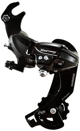 شانژمان عقب شیمانو TY300، 6/7 سرعته (اتصال براکت)، تعویض دنده SIS، قفس SGS، قابلیت استفاده با طیف گسترده ای از دنده ها و خودروهای 34 دندانه، قرقره های 13 دندانه برای عمر طولانی و صدای کمتر.