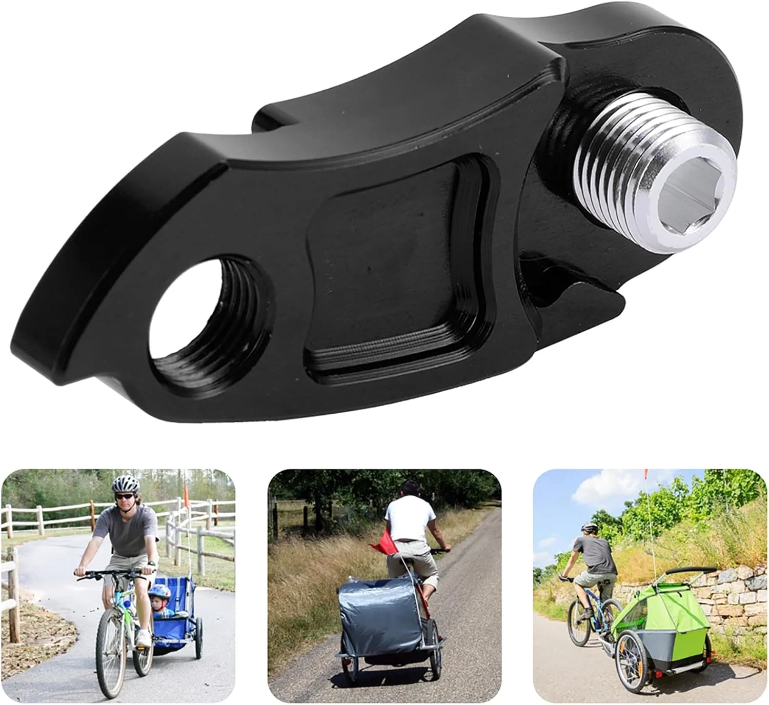 آویز شانژمان عقب دوچرخه Sorandy، قلاب دم گسترش شانژمان عقب برای دوچرخه های کوهستانی و جاده ای، مناسب برای خودروهای 40T 42T 46T 50T 56T آلیاژ آلومینیوم CNC مشکی قرمز