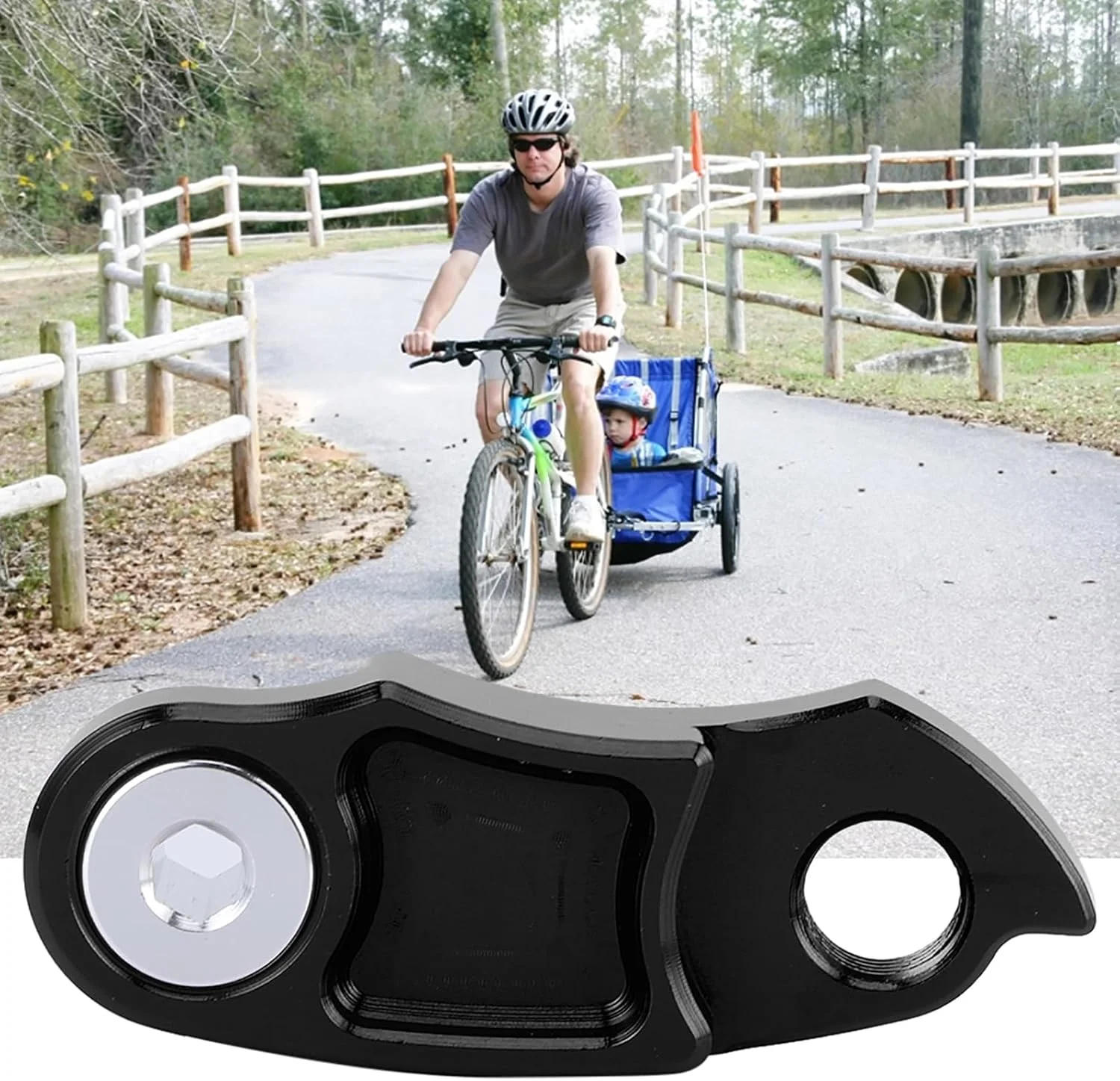 آویز شانژمان عقب دوچرخه Sorandy، قلاب دم گسترش شانژمان عقب برای دوچرخه های کوهستانی و جاده ای، مناسب برای خودروهای 40T 42T 46T 50T 56T آلیاژ آلومینیوم CNC مشکی قرمز