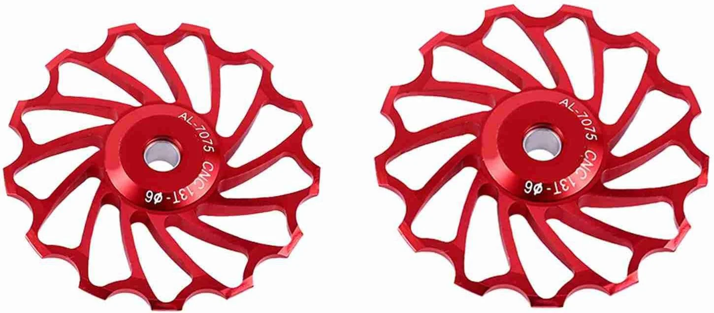 چرخ دنده قرقره ای بلبرینگ شانژمان عقب 13T سبک وزن سوراندی، آلیاژ آلومینیوم بادوام، بلبرینگ توپی روان، برای دوچرخه سواران با دوچرخه های 7/8/9/10 سرعته