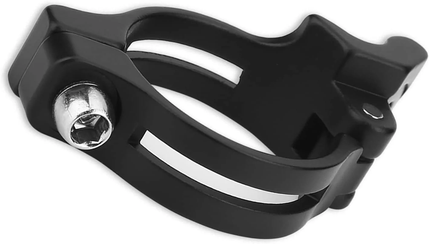 آداپتور بست گیره ای SIXRUN برای نصب آسان در قسمت جلویی، گیره آلیاژ آلومینیومی مقاوم برای علاقه مندان به دوچرخه، مشکی