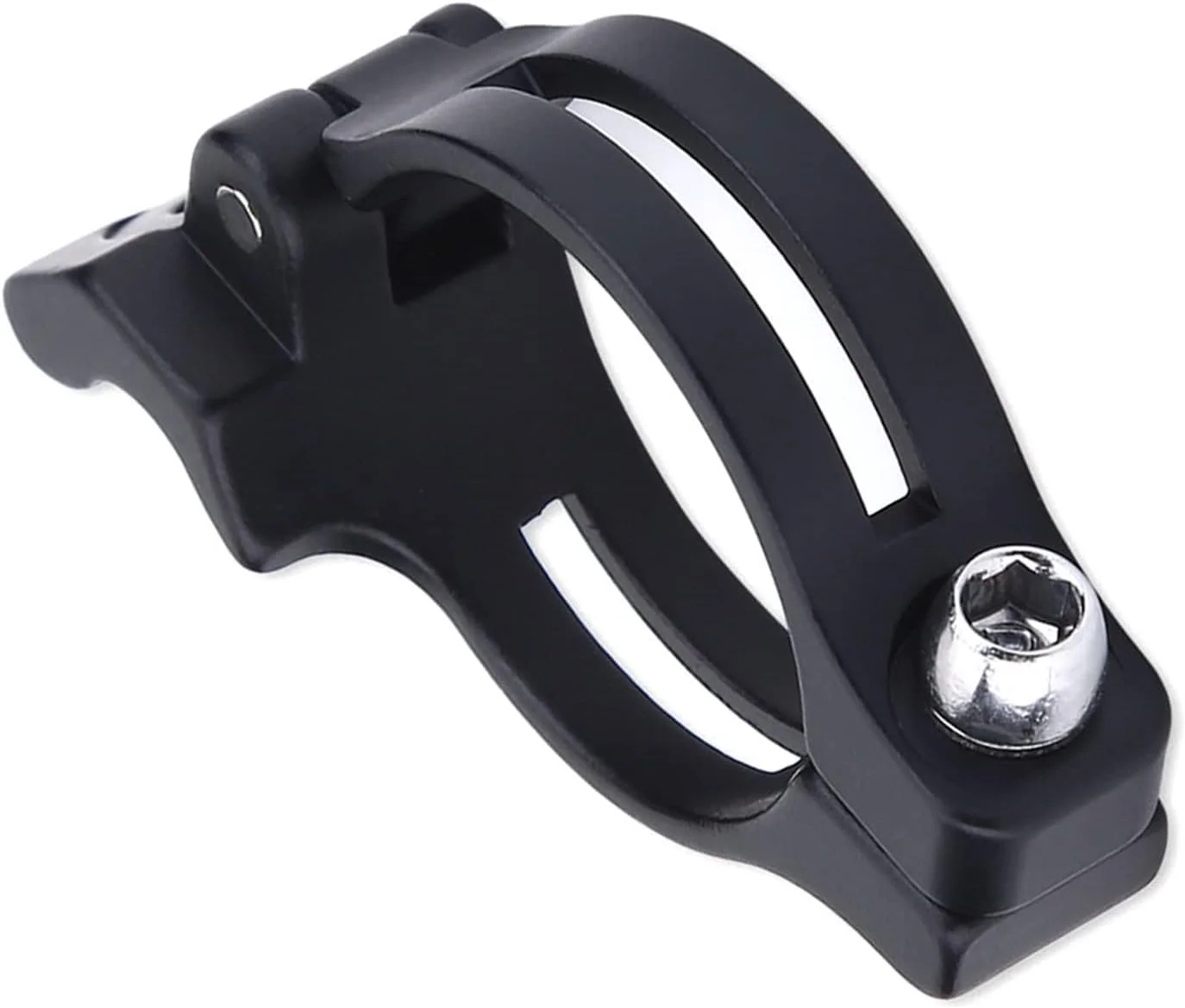 آداپتور بست گیره ای SIXRUN برای نصب آسان در قسمت جلویی، گیره آلیاژ آلومینیوم مقاوم برای علاقه مندان به دوچرخه، مشکی (مشکی #02)