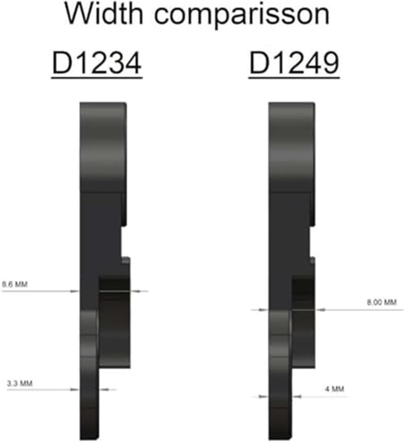 آویز شانژمان مدل D1234 سازگار/جایگزین، برای ریمون، قلاب بار عقب دوچرخه سواری مسینگزلاگر