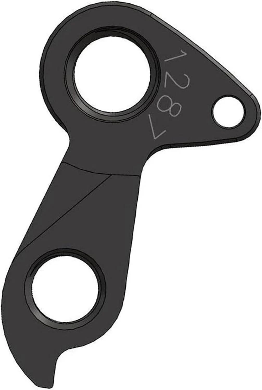 آویز شانژمان مدل D1287 سازگار/جایگزین، برای ریبل، ریلی سایکلینگ، قلاب بار عقب