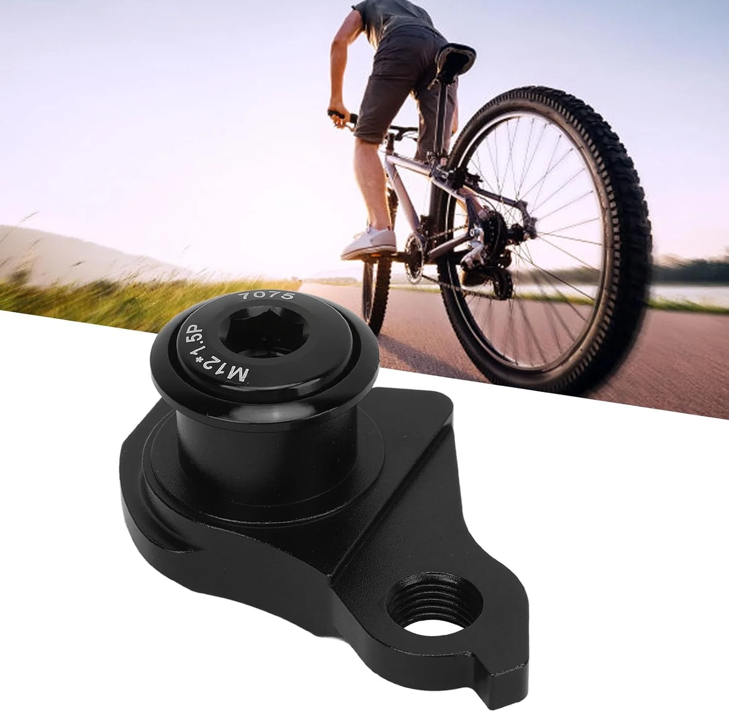 آویز شانژمان جهانی، آلیاژ آلومینیوم CNC ماشین کاری شده با کاربرد عملی قوی، مناسب برای دوچرخه های ترک و سایر دوچرخه ها، نصب آسان و عملکرد قابل اعتماد